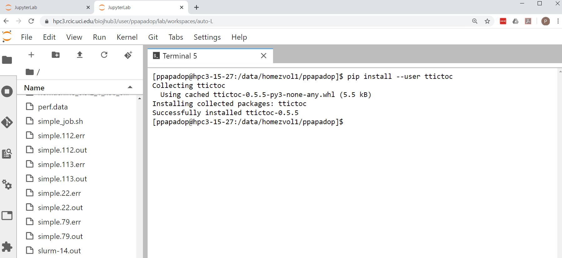 install with pip