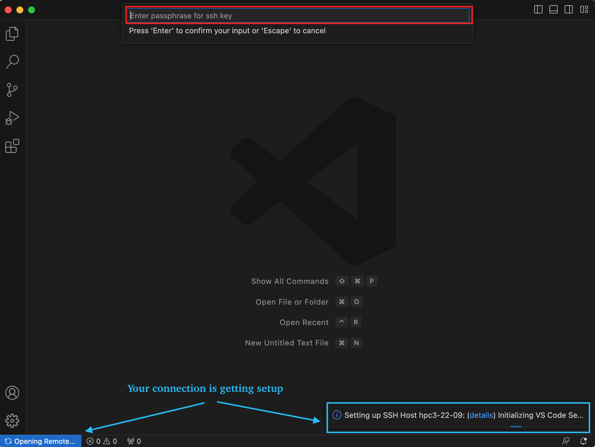 VSCode setup